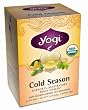 Yogi Cold Season, Herbal Tea Supplement, 16-Count Tea Bags (Pack of 6)