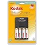 Kodak K 6200 Schnellladeger�t (1h) inkl. 4x AA Mignon 2100mAh 4er Pack pre-charged Akkus