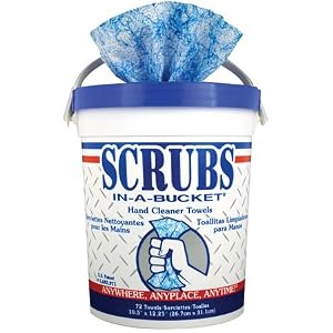 Click here to buy Scrubs in a Bucket 72 Scrubs (1 Bkt) by Reid Supply Company.