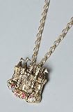 51J4VJL7WuL. SL160  Disney Couture Jewelry The Little Mermaid Collection Sand Castle Necklace,Jewelry for Women