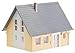 Faller 130317 Single-Family House HO Scale Building Kit, Yellow