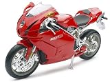 Ducati 999 Diecast Motorcycle - Red 1:6 Scale Model New Ray