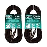Buy CBI SC12-100 Speaker Cable CBI Heavy Duty 12 Gauge Unshielded Round, 1 4 Inch, Includes Two...  by CBI