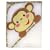 Fisher Price Rainforest Character Applique Hooded Towel