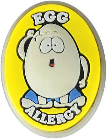 AllerMates Egg Allergy Charm for Multi-Allergy Wristband: Eggie