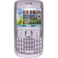 Nokia C3-00 Smartphone (ohne Vertrag, 6,1 cm (2,4 Zoll) Display, Bluetooth, 2 Megapixel Kamera, QWERTZ-Tastatur) acacia