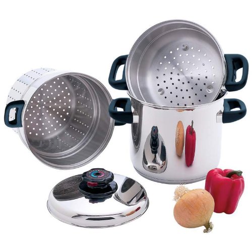 Chef's Secret 4Pc Surgical Stainless Steel Multi-Cooker