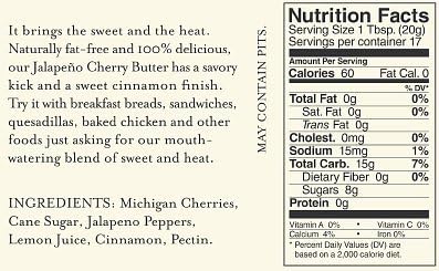 Jalapeno Cherry Butter - 3 PACK - Shipping Included