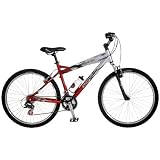Schwinn Ridge AL Men's Mountain Bike (26-Inch Wheels, Matte Silver/Matte Red) (Sports) newly tagged 