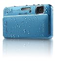 Sony Cyber-Shot DSC-TX10 16.2 MP Waterproof Digital Still Camera with Exmor R CMOS Sensor, 3D Sweep Panorama, and Full HD 1080/60i Video (Blue)