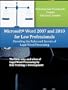 Microsoft Word 2007 and 2010 for Law Professionals Unveiling the Rules and Secrets of Legal Word Processing