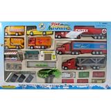 50 Piece PlayTown 1:72 Automobile Toy Vehicle Playset