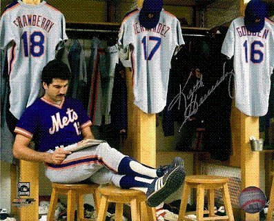 Autographed/Hand Signed Keith Hernandez New York Mets 8x10 Photo