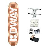 Plan B Danny Way Checked 8.25 Skateboard Complete