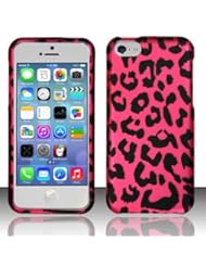 Single Detail Page Misc: Iphone 5c - Rubberized Design Cover - Pink Leopard - Zizo