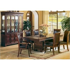 Westminster Birch Veneer Dining Set With Hutch