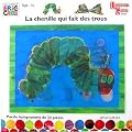 University Games - Jeux �ducatifs  - 8284 - La Chenille Qui Fait Des Trous Puzzle Hologramme