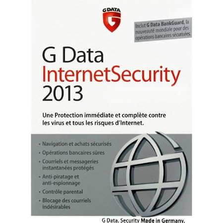 G Data internet security 2013 (3 postes, 1 an)