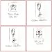 Handmade Christmas Cards - Crystals - Special value 4 card selection