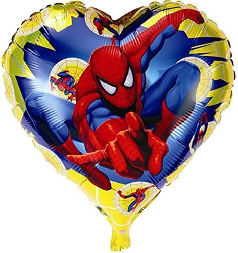 6 pcs/lot 18'' Ultimate Spiderman Airwalker Balloon Happy Birthday Mylar Foil Balloon (Style#2)