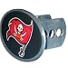 Tampa Bay Buccaneers Oval Metal Hitch Cover