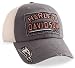 Harley-Davidson® Men's Vintage Race Trucker Cap Hat. Embroidered graphics. Distressed look. 99451-09VMV