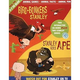 Bird-Bonkers for Stanley & Stanley Goes Ape CD-Roms with Books