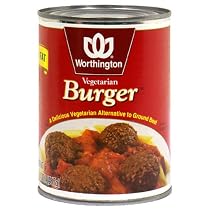 Worthington Vegetarian Burger, 20-Ounce Cans (Pack of 12)