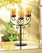 Beaded Amber Candelabra