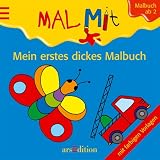 Mein erstes dickes Malbuch: Mit farbigen Vorlagen