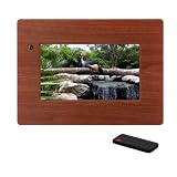  : CTA Digital MI-PF7W 7-Inch Digital Picture Frame w/Wireless Remote (Wood)