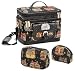 3pc Laurel Burch Cosmetic Case and Cosmetic Bags