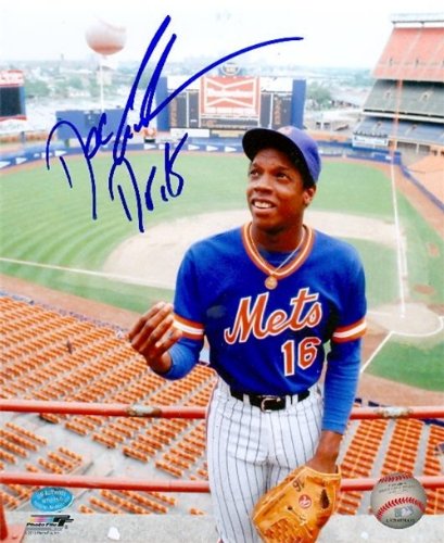 Dwight Gooden Autographed/Hand Signed 8x10 Photo (New York Mets 1986 World Series Champion) Rare Cla