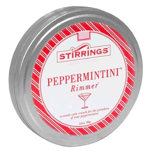Stirrings Peppermintini Drink Rimmer, 3.5-Ounce Tin (Pack of 6)
