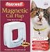 Pet Supplies : Petsafe Cat Flap Magnetic White 4Way Lock