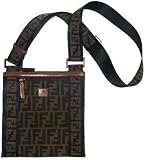 Fendi Brown Nylon Flat Small Messenger Bag 7VA186-MX7-F0VT4