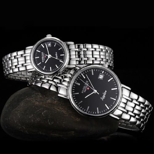 Men's Genuine Classic Retro Roman Numeral Quartz Watch Stainless Steel Fashion-Color Black