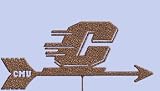 Central Michigan Garden Stake Weathervane