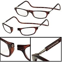 CliC Adjustable Front Connect Reader, 3.00 Strength, Tortoise Frame