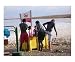 Black-mud treatment prior a float in the Dead Sea - Ein Gedi Spa, Israel