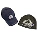 Old Time Hockey Colorado Avalanche Adjustable Hat & Knit Set