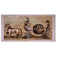 Historic Theater Poster (S), Dwarf in military uniform riding in walnut shell coach