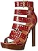 Nine West Women's Loveaffair Leather Heeled Sandal