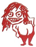 Ozzy Osbourne Sticker ~ Cool Ozzy Rub-on Decal Ozzy Doodles 'Bare Ass Ozzy' The Prince of F*cking Darkness Sticker Available in Red, Black or White