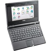 Asus Eee PC 4G (7-inch Screen, 800 MHz Intel Celeron Processor, 512 MB RAM, 4 GB Hard Drive, Linux Preloaded) Galaxy Black