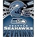 Seattle Seahawks Fleece NFL Blanket (Shadow Series) by Northwest (50x60)