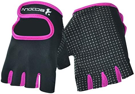 Gym Gloves Women's Bike Bicycle Cycling Riding Short Half Finger Gloves Breathable Workout Gloves (S)