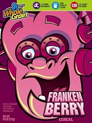Monster Cereal Frankenberry Cereal, 9.6-Ounce Boxes (Pack of 12)