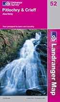 Pitlochry to Crieff (Landranger Maps)