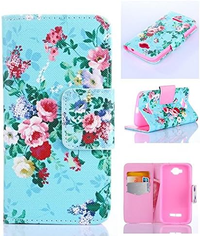 C7 Case Alcatel C7 Case Alcatel One Touch Pop C7 Case,Tribe-Tiger Stylish Colorful Peony Design Premium Pu Leather Magnet Flip Folio Wallet [Built-in Card Slots] Kickstand Case Cover for Alcatel One Touch Pop C7
